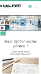 Mobile Screenshot of maurer-schreinerei.de